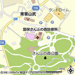 さんぶの森中央会館周辺の地図