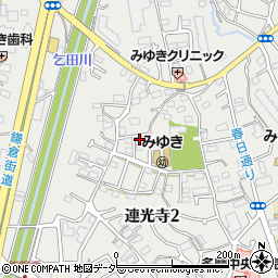 東京都多摩市連光寺2丁目10-3周辺の地図