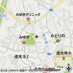 東京都多摩市連光寺2丁目27-17周辺の地図