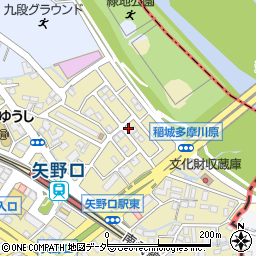 東京都稲城市矢野口3750-85周辺の地図