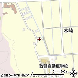 福井県敦賀市木崎80周辺の地図