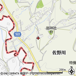 神奈川県相模原市緑区佐野川2493-2周辺の地図