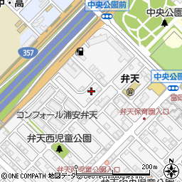千葉県浦安市弁天1丁目22-52周辺の地図