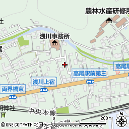 東京都八王子市高尾町1648周辺の地図