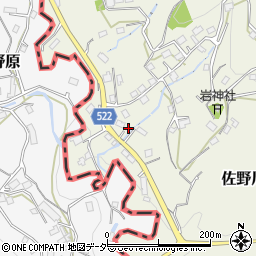 神奈川県相模原市緑区佐野川2433-3周辺の地図