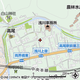 東京都八王子市高尾町1673周辺の地図