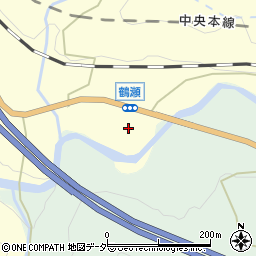 山梨県甲州市大和町鶴瀬426周辺の地図