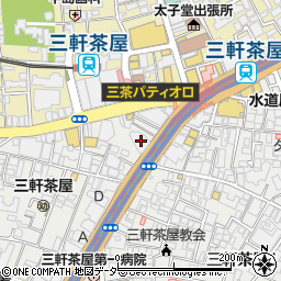 マツモトキヨシ三軒茶屋店周辺の地図