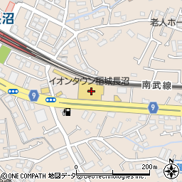 ピーコックストア稲城長沼店周辺の地図