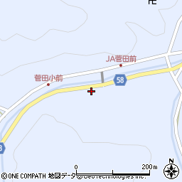 岐阜県下呂市金山町菅田桐洞240周辺の地図
