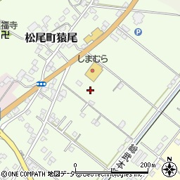 千葉県山武市松尾町猿尾周辺の地図