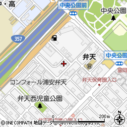 千葉県浦安市弁天1丁目22-53周辺の地図