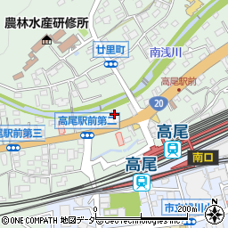 東京都八王子市高尾町1610周辺の地図