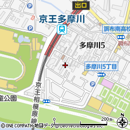 第二長栄荘周辺の地図