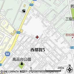 学而会木村病院西都賀社宅周辺の地図