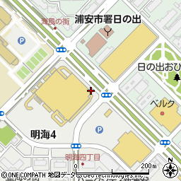 ポポラマーマ ニューコースト新浦安店周辺の地図