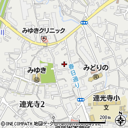 東京都多摩市連光寺2丁目27-20周辺の地図