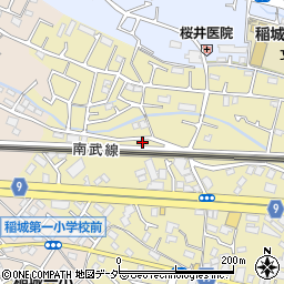 東京都稲城市矢野口900周辺の地図