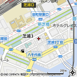 東京都港区芝浦3丁目13-16周辺の地図