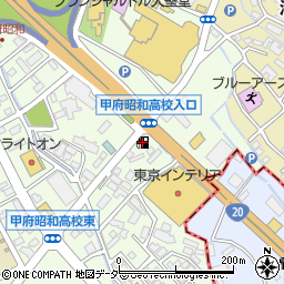 コスモセルフピュア昭和インターＳＳ周辺の地図