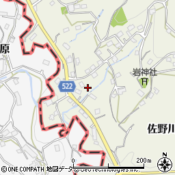 神奈川県相模原市緑区佐野川2445周辺の地図