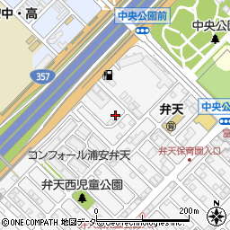 千葉県浦安市弁天1丁目22-30周辺の地図