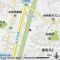 東京都多摩市連光寺2丁目2-37周辺の地図