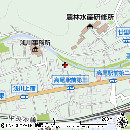 東京都八王子市高尾町1637周辺の地図