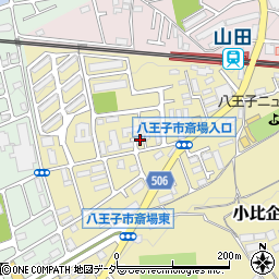 東京都八王子市小比企町513周辺の地図