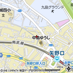 東京都稲城市矢野口253周辺の地図