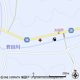 岐阜県下呂市金山町菅田桐洞3630周辺の地図