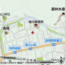 東京都八王子市高尾町1667周辺の地図