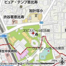 東京都渋谷区恵比寿4丁目20-1周辺の地図