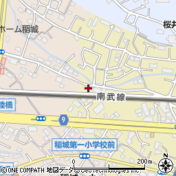 東京都稲城市矢野口944周辺の地図