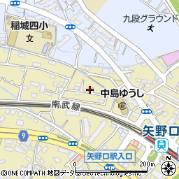 東京都稲城市矢野口164周辺の地図