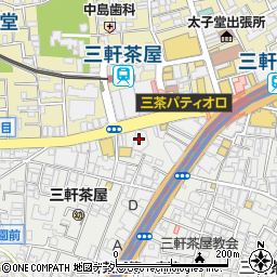 大東京信用組合三軒茶屋支店周辺の地図