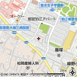 都営狛江団地２６号棟周辺の地図