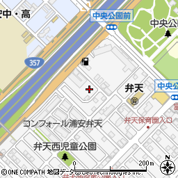 千葉県浦安市弁天1丁目22-29周辺の地図