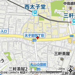 ハンバーガー専門店 B2B TOKYO 三軒茶屋周辺の地図