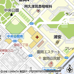 サミットストアライフガーデン浦安富岡店周辺の地図