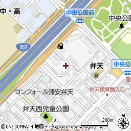 千葉県浦安市弁天1丁目22-27周辺の地図