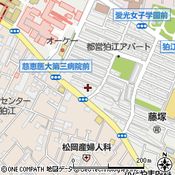 都営狛江アパート２号棟周辺の地図