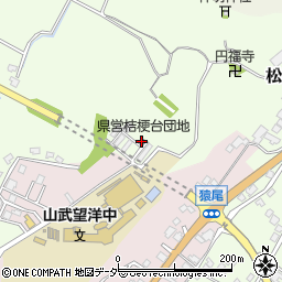 県営桔梗台団地周辺の地図