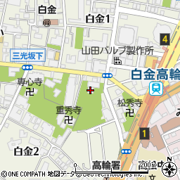 立行寺周辺の地図