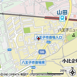 東京都八王子市小比企町491周辺の地図