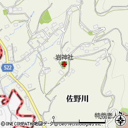 岩神社周辺の地図