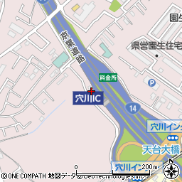 東日本高速道路周辺の地図