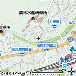 東京都八王子市廿里町38周辺の地図