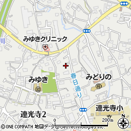 東京都多摩市連光寺2丁目27-11周辺の地図