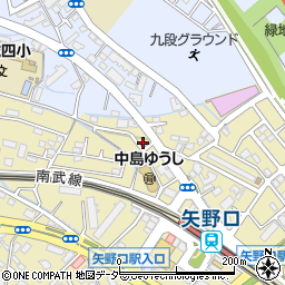 東京都稲城市矢野口251周辺の地図